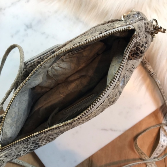 Elliot Lucca Snake Print Clutch